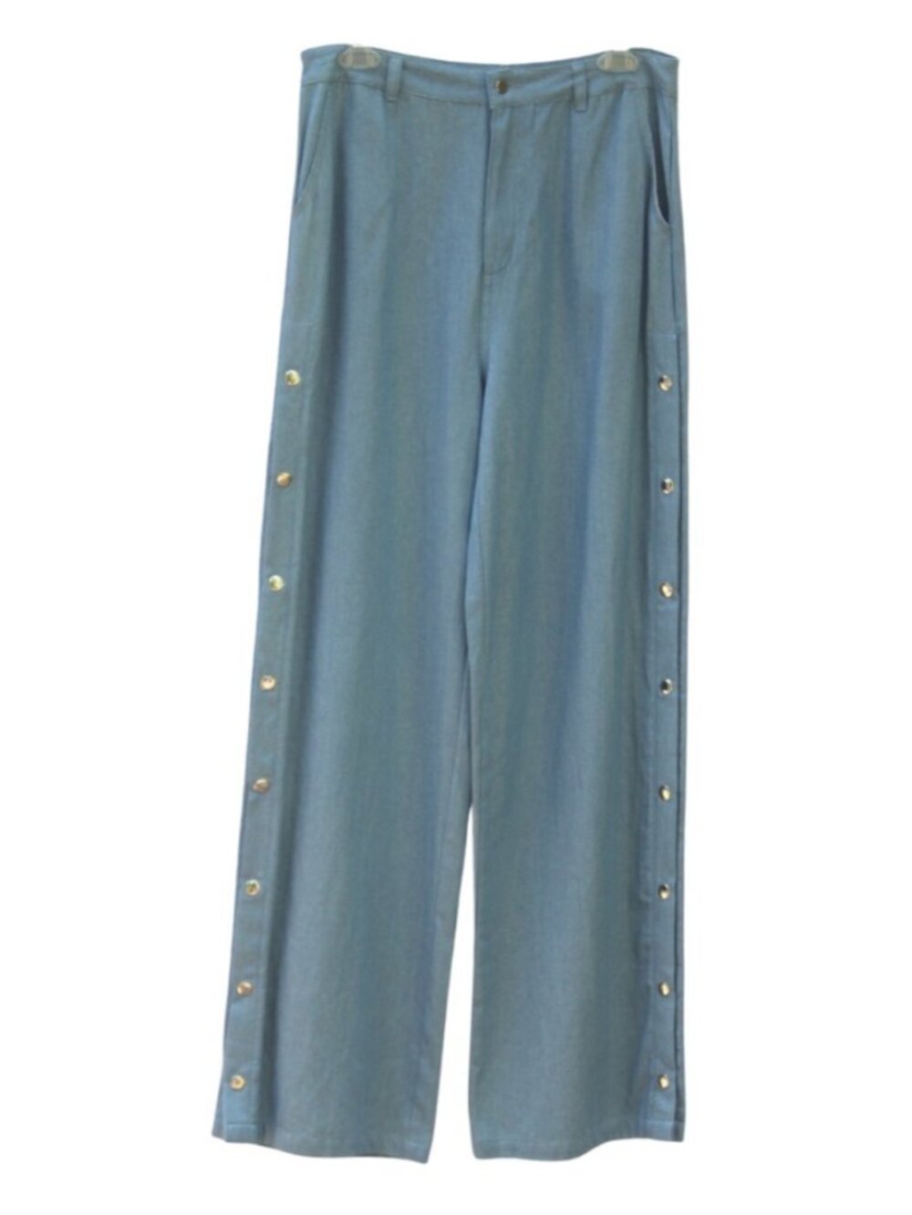 Wild Honey Side Button Denim Pant